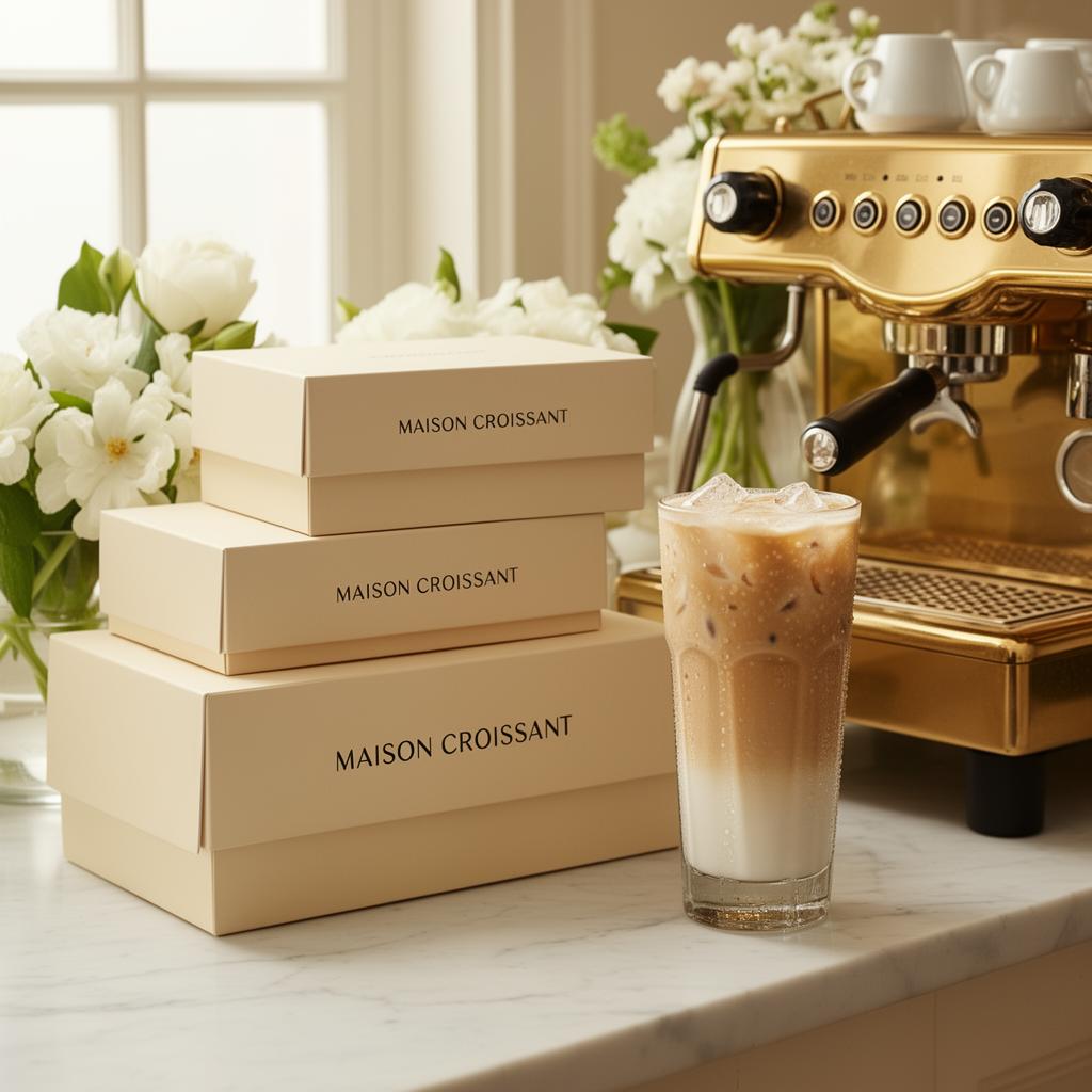Maison Croissant station at night